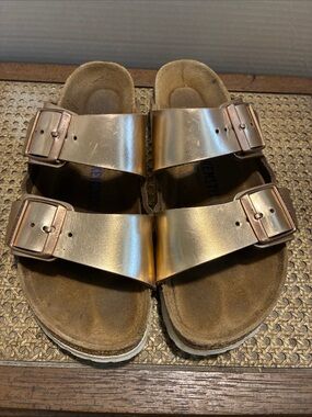 Birkenstock Women's Metallic Arizona Sandals